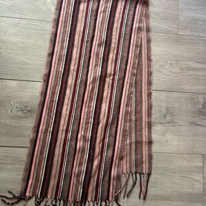 Striped Pink Scarf